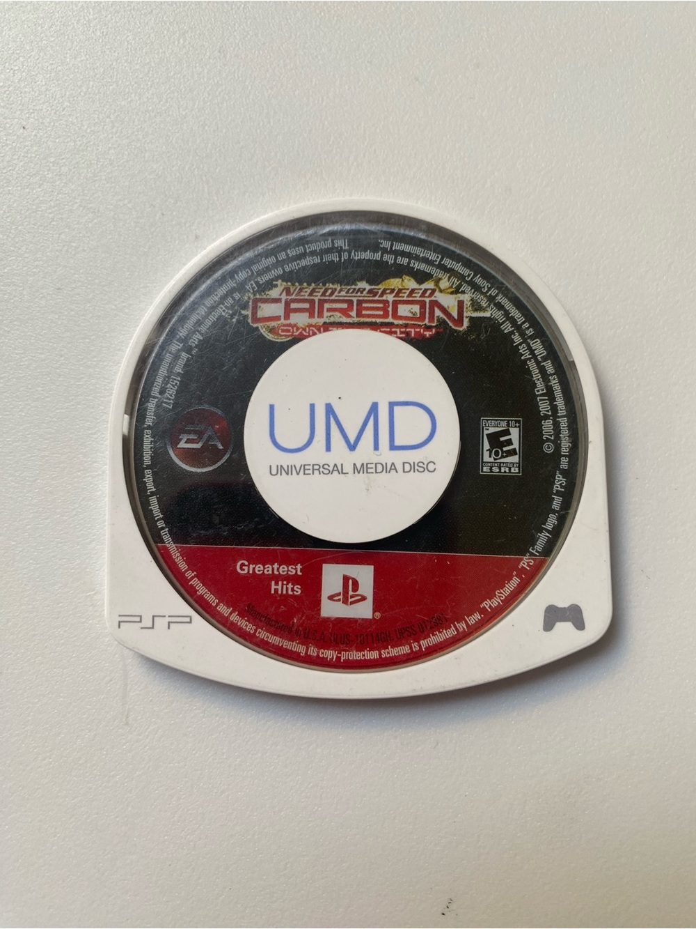 Sony PSP UMD Need for Speed: Carbon - Black & Red in Working Perfect